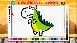 Game screenshot dinosaur coloring pages apk