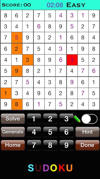 Sudoku - Addictive Fun Sudoku Game!! screenshot-3