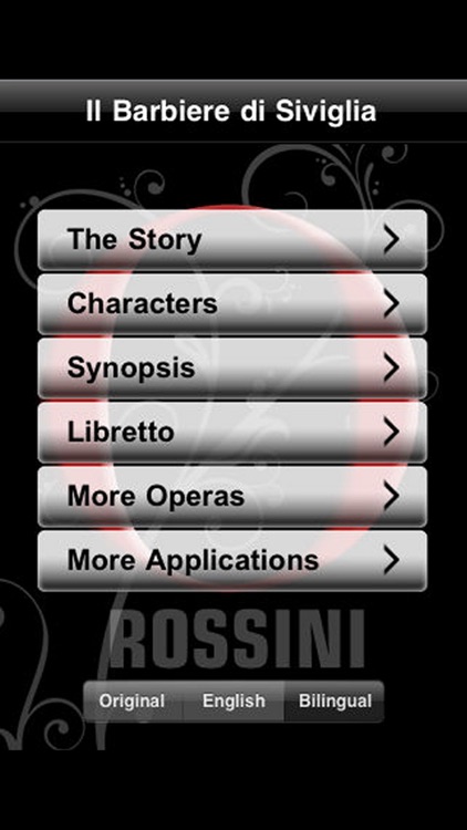 Opera: The Barber of Seville Barbiere di Siviglia