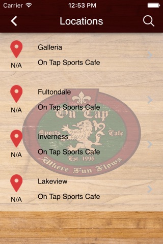 On Tap Sports Cafe screenshot 3