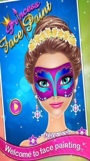 Princess Face Paint - Girls games for kids(圖1)-速報App