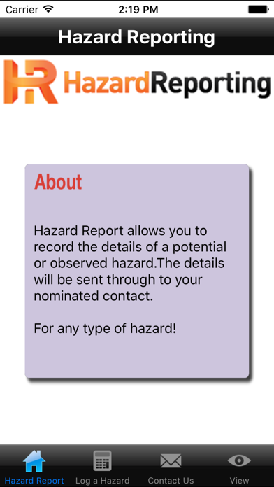 How to cancel & delete Hazard Report from iphone & ipad 4