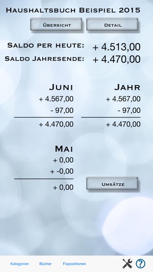 Geld Pro - Haushaltsbuch