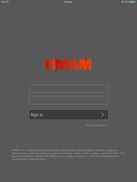 eMAM for iPad