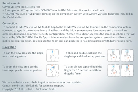 COMBIVIS HMI mobile screenshot 2