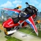 Icon Fast Motorbike Robot Simulator: Flying Drone