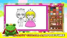 Game screenshot princess coloring pages for kindergarten & girls hack