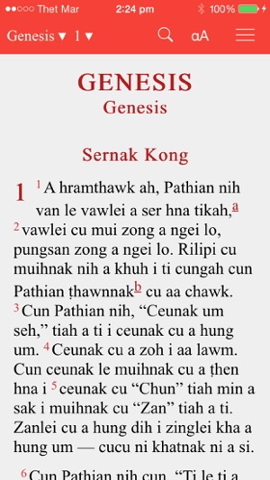 Hakha Chin Bible