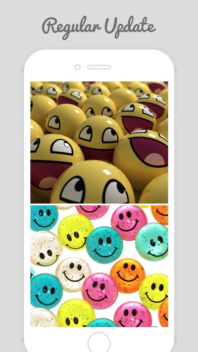 How to cancel & delete Emoticon Wallpapers - Collection Of Emoji Smileys from iphone & ipad 1