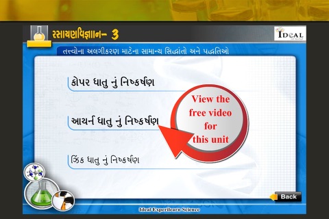 Ideal E-learning Chemistry (Sem :3)  in Gujarati screenshot 3