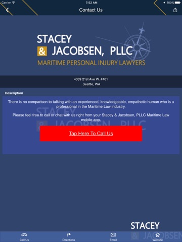 Stacey & Jacobsen Maritime Law screenshot 2