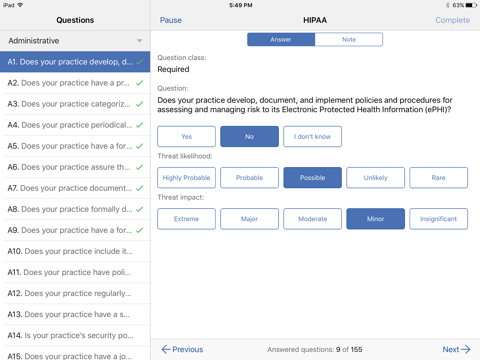 RCMS Audit App screenshot 2