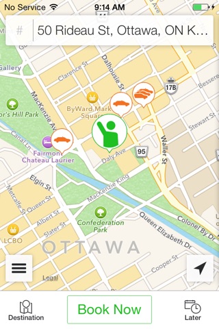 Capital Taxi Ottawa screenshot 2