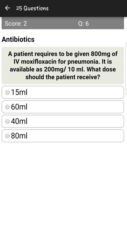 Fluid Dosages Quiz screenshot-3