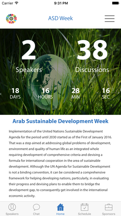 How to cancel & delete Arab Sustainable Development Week (ASD Week) from iphone & ipad 2
