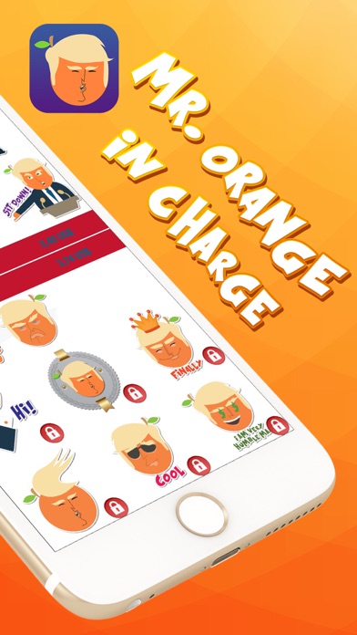 How to cancel & delete Mr. Orange in Charge – Stickers for iMessage from iphone & ipad 2