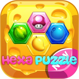 Hex fruit candy block : Hexa puzzle blast