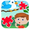 Puzzle Games Boy And Bird For Jigsaw Edition