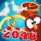 Twelve Days of Christmas - 2048 Holiday Style Puzzle Game Free