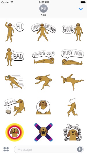 Golden Retriever Stickers for iMessage  Daily Use(圖2)-速報App