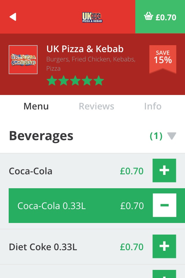 UK Pizza & Kebab S72 screenshot 4