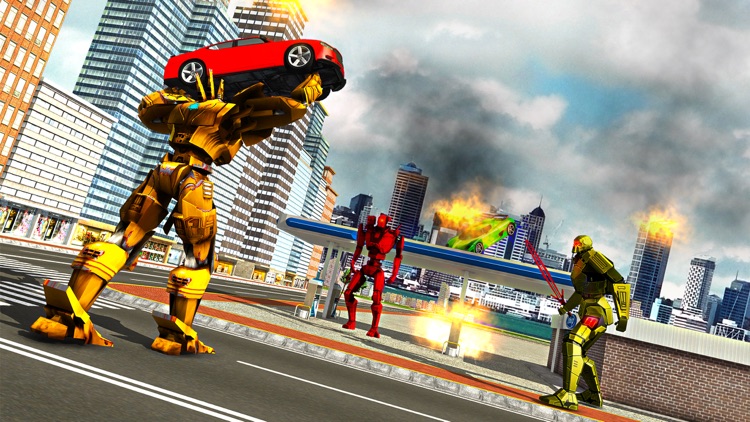 Futuristic Real Robots War - Steel Hero Battle 3D screenshot-4