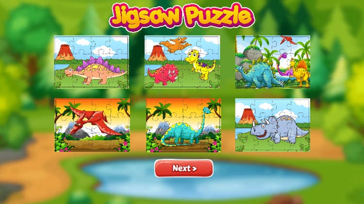 Dinosaur Fossil: Jigsaw Puzzle Preschool Toddler