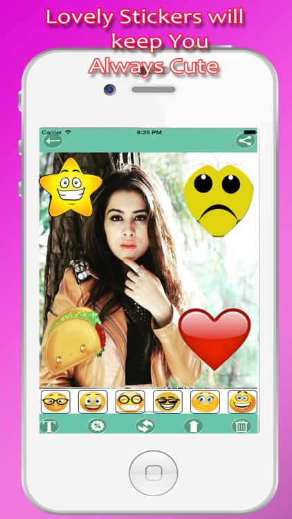 Insta Emoji Sticker-Add Text And Stickers on Photo