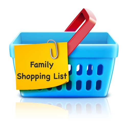Shared Family Shopping List Icon