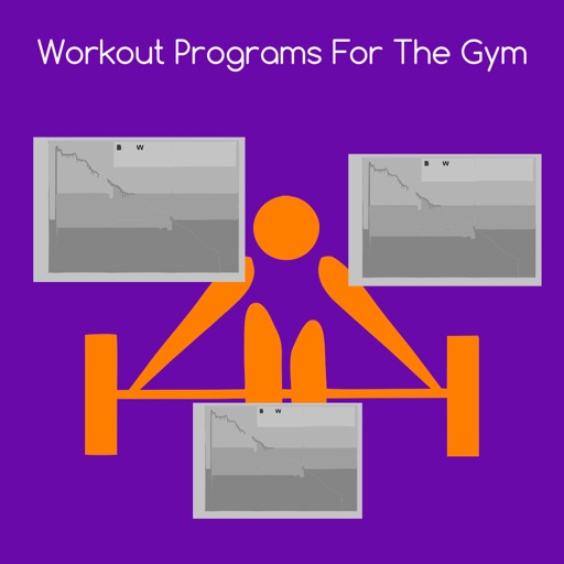 Workout programs for the gym icon