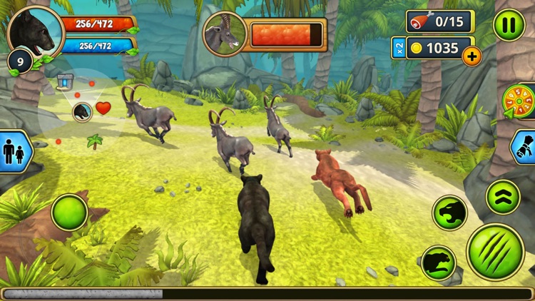 Panther Family Sim - Wild Animal Jungle Pro screenshot-4