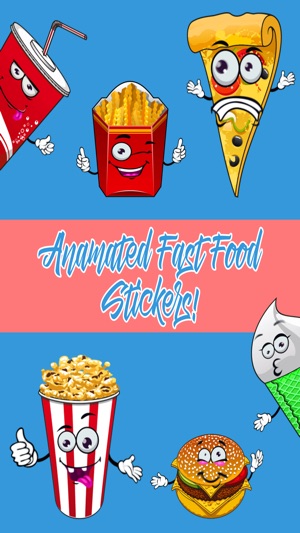 Cute Animated Fast Food(圖2)-速報App