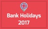 Bank Holidays for 2017 - UK Englands and Wales