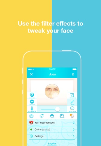 RealSmile Chat - Unique Emoji & Smileys for Fun screenshot 2