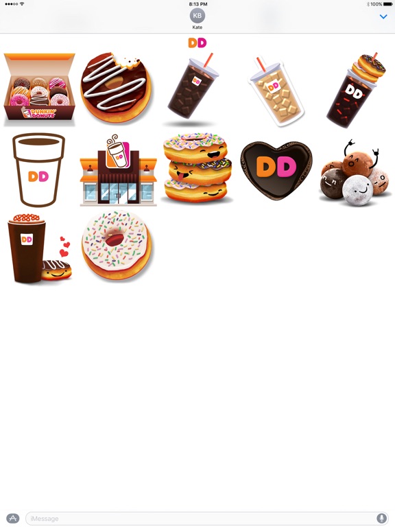 Dunkin’ Donuts Stickers & Cardsのおすすめ画像1