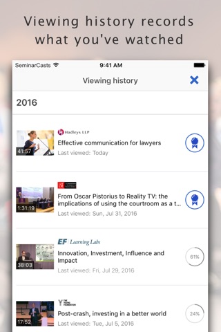 SeminarCasts - professional seminars screenshot 4