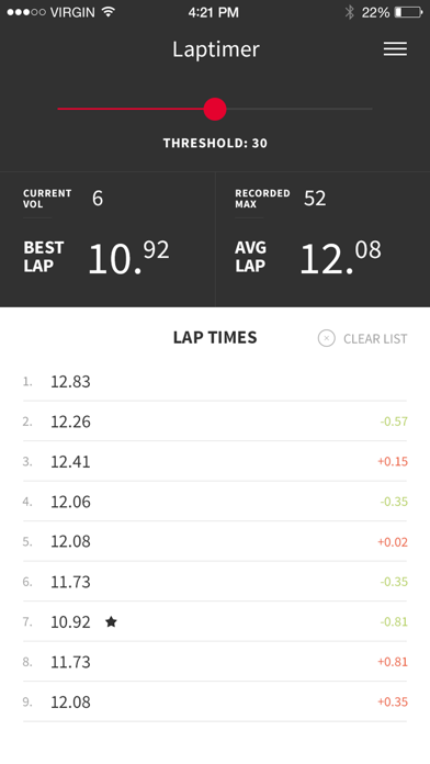 Screenshot #2 pour Rotorama Laptimer
