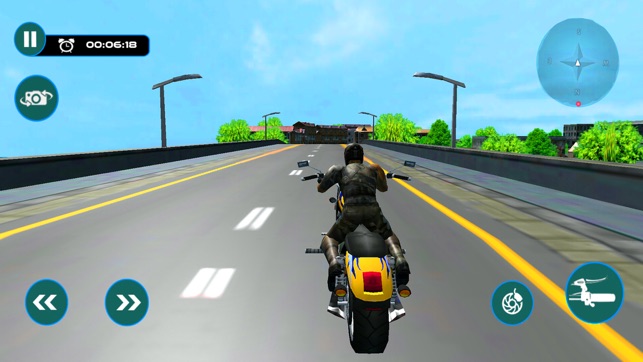 憤怒的市摩托自行車騎手 — — 種族模擬器遊戲