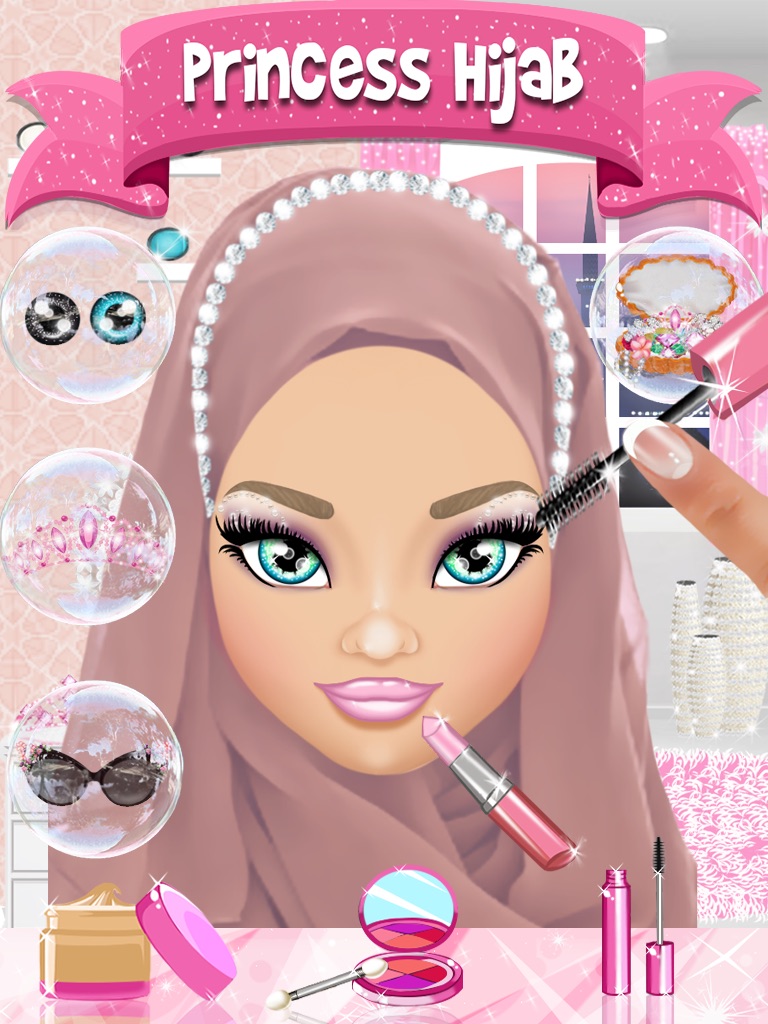 Princess Hijab Makeover Salon (Go Work, Shop etc) screenshot 3
