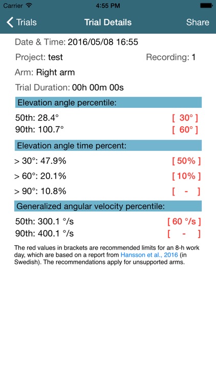 ErgoArmMeter screenshot-3