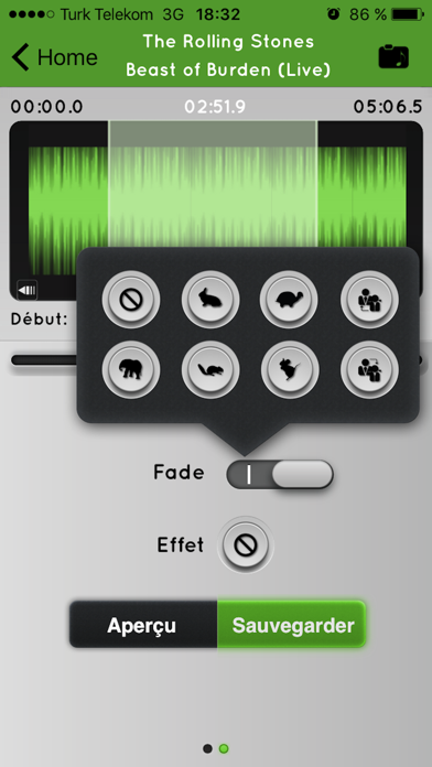 Screenshot #3 pour Mp3 Cutter  - cut audio files easily (No Ads)