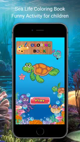 Game screenshot Children Funny Fish Coloring Book - Games for kids mod apk