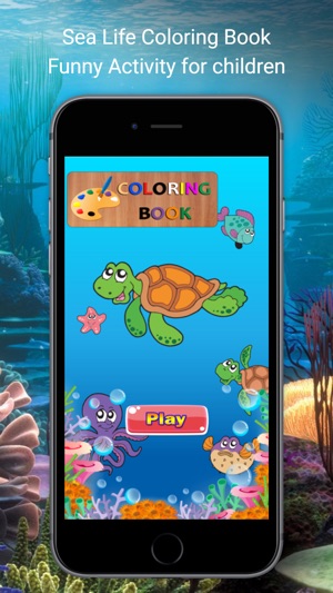 Children Funny Fish Coloring Book - Games for kids(圖1)-速報App