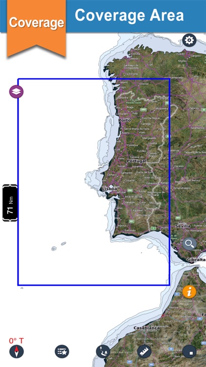 Marine Portugal Nautical chart