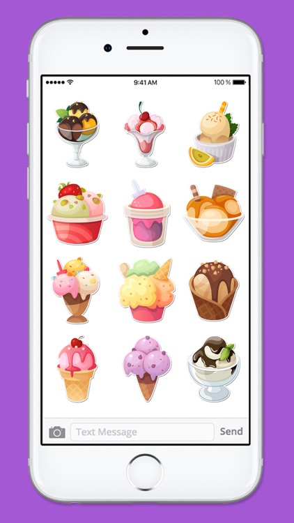 Ice Cream Lover Sticker Pack screenshot-4