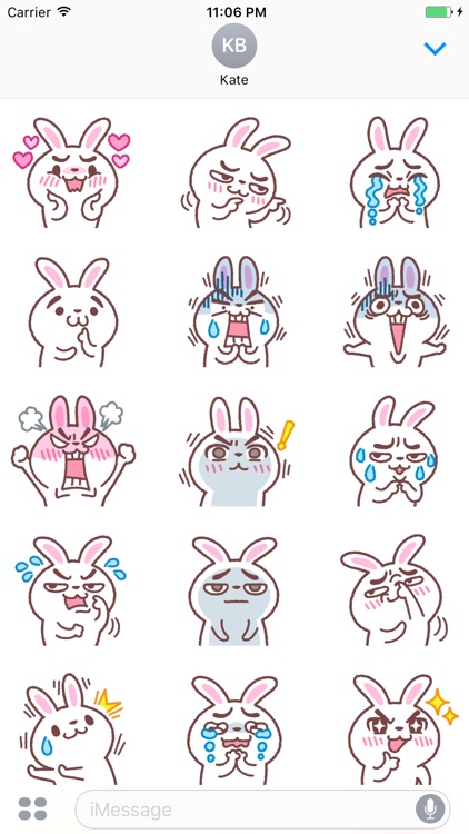 Lill The Funny In Love Bunny Sticker Vol 2