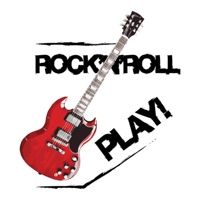 Rock'n'roll Guitars stickers by drop sound