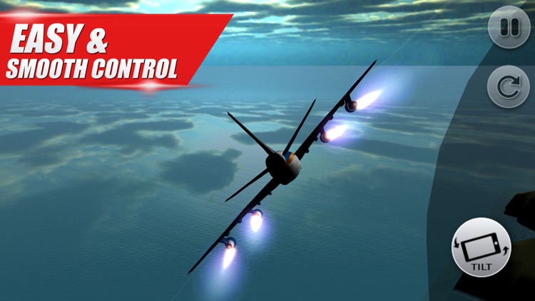 3D Jet Airplane Flight Sim