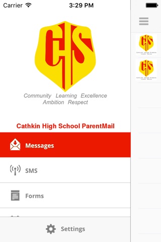 Cathkin High School ParentMail (G72 8YS) screenshot 2