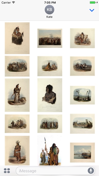 Karl Bodmer Artworks Stickers screenshot-3